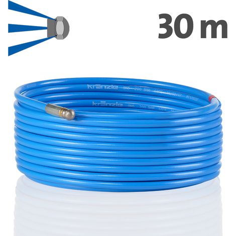 KRÄNZLE Rohrreinigungsschlauch mit Düse - 30m - 125504 - D12
