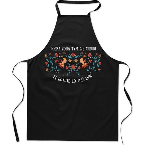 Tablier de cuisine à imprimé folklorique, une bonne épouse cuisine ce que son mari aime, pour femmes (1/4)