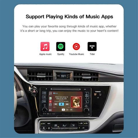 Kabelloser CarPlay- und Android Auto-Adapter für Autoradios (1/5)