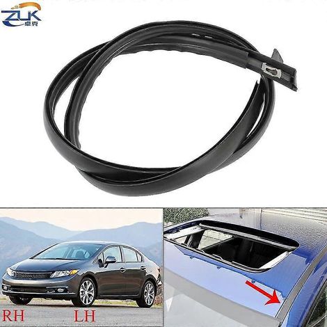 Dachablaufleiste aus Gummi mit Metallclips für HONDA Civic Limousine FB2 2012–2015 – linke Seite (1/4)