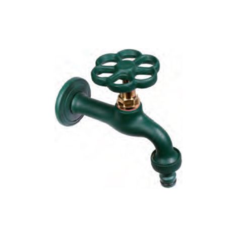 RUBINETTO COLORATO OTTONE VERDE 1/2