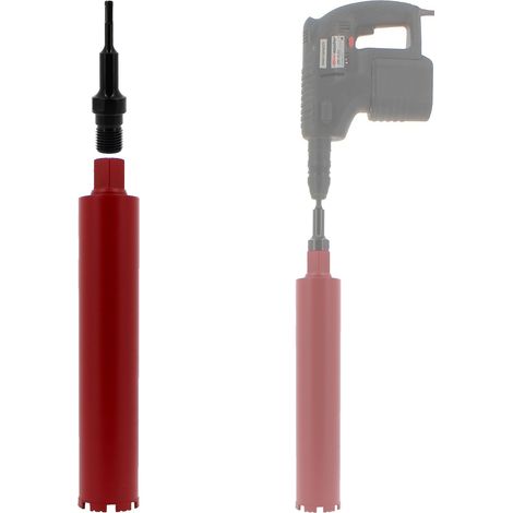 Gt Market – Couronne diamant Ø 83 mm – Adaptateur SDS-plus pour perceuse et perforateur – Forage rapide dans béton armé et granit (1/5)