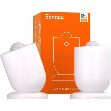 SONOFF SNZB-03P Detector de Movimiento ZigBee, Detector ZigBee 3.0 Inalámbrico, Detección de 5 Segundos, Escena Inteligente, Requiere Puente SONOFF Zigbee, Pilas Incluidas, Compatible con Alexa/Google (1/4)