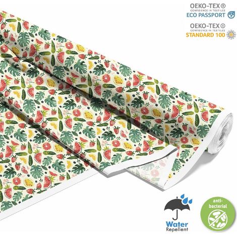 Dekorativer Outdoor-Stoff Oxford – Sommermotiv DX9077 (1/5)