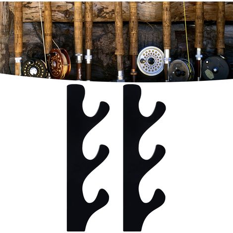 Porte-Sabre Acrylic Transparent Support Trois Swords Étagère Murale Compatible Tous Katana Wakizashi Tanto Noir (1/5)