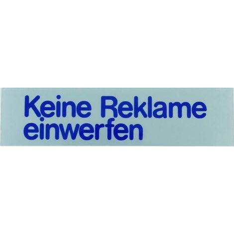 Conacord Klebeschild Keine Reklame einwerfen Klebeschild