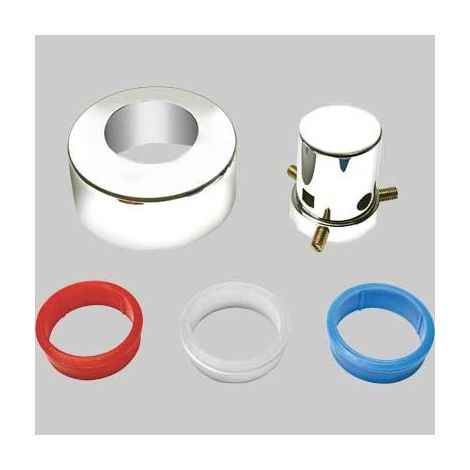 CAPPUCCIO UNIVERSALE PER RUBINETTI E VALVOLE A SFERA AD INCASSO - Rosso -trasparente -blu