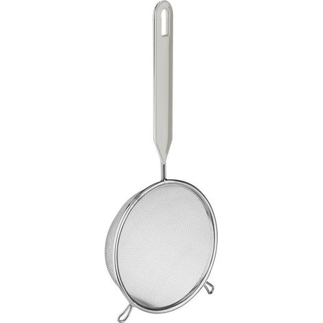 Colino in acciaio inox con manico, 7 cm, Practico steel plastic light grey (1/3)