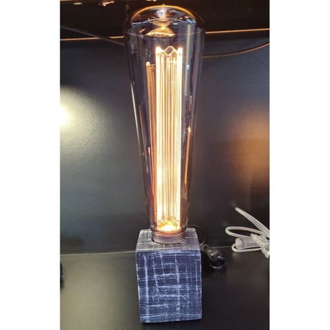 Bombilla Decorativa LED ST94 E27 4W 1800K Cristal Gris