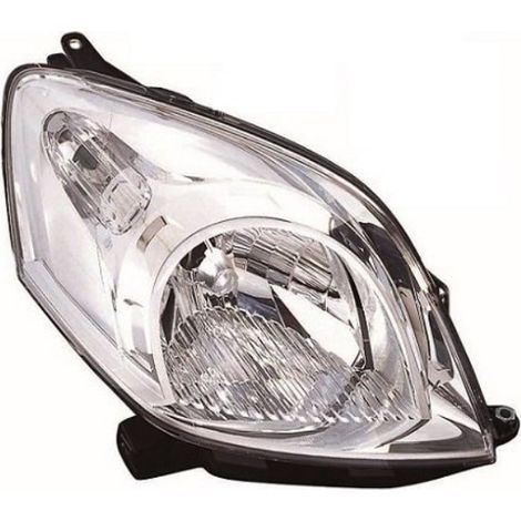 Phare pour Fiat Fiorino, Peugeot Bipper, Citroen Nemo 2008+ Côté droit, avec moteur