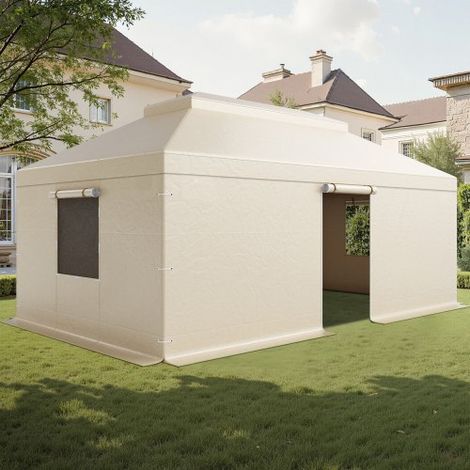 Housse de Gazebo Hiver - 3 - 66 x 6 - 1 m Couverture de Gazebo à (1/5)