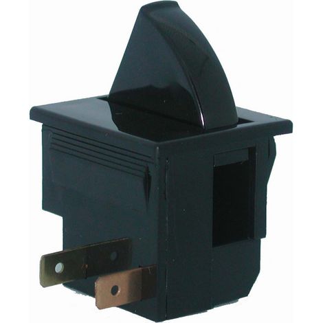 Contacteur à clé noir pour électricité – Compatible CASTELGARDEN FC72, TC92 – Dispositif de sécurité 2 bornes – Relâché = circuit coupé (1/3)