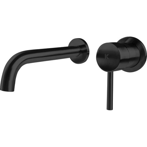 Miscelatore lavabo incasso  Serie PLENUM in nero opaco - KÄLLA