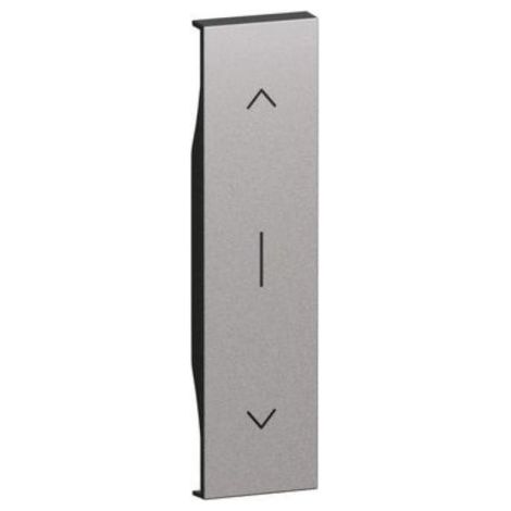 Bticino Cover STEEL illuminabile per pulsante interbloccato K4037N - KS05