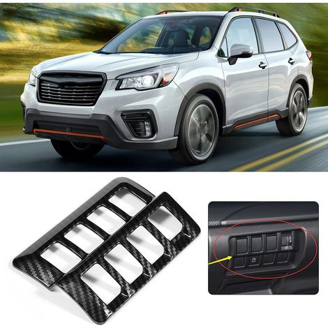 Cache-interrupteur de réglage des phares de voiture, cadre décoratif compatible avec Subaru Forester SK 2019 (1/5)