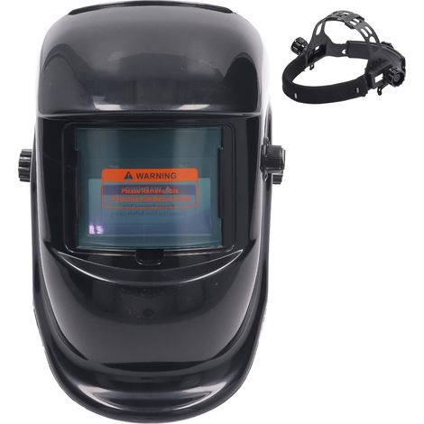 Casque de soudage à obscurcissement automatique, protection UV étanche, alimenté par énergie solaire, cagoule de soudure pour protection de la tête (1/5)