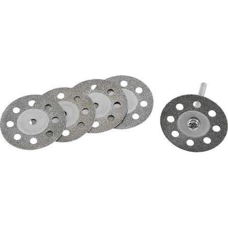 Lot De 10 Disques diamant Dremel, Disque dremel, Disques De Coupe Diamant 30 Mm 8 Trous, Disques diamant Avec 2 Mandrins, Mini Disques à Tronçonner Découpe Pour Outils Rotatifs (1/5)