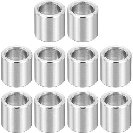 M8 Entretoise en Acier Inoxydable, 12Pcs Entretoise Métallique 8mm ID x 12mm OD x 11mm L Bague à Vis pour 5/16" ou M8 Boulon (1/5)