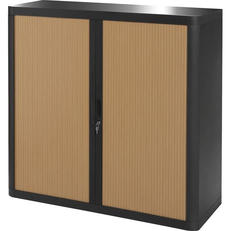 Paperflow, Armoire à rideaux easyOffice®, 2 tablettes, hauteur (1/3)