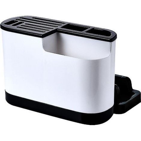 Porte-couteaux multifonctionnel, planche à découper, ustensiles de cuisine, vaisselle intégrée, rangement pour couvercles (1/5)