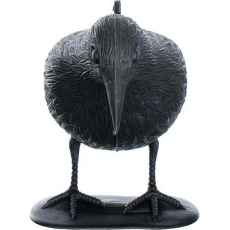 1pcs Corbeau Noir en Plastique 35 x 20 cm Répulsif Pigeons Effaroucheur Contre Les Petits Oiseaux et Les Pigeons Dissuasion (1/5)