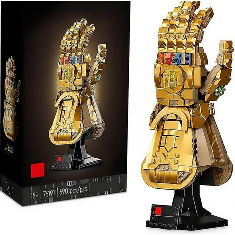 Marvel Infinity Gauntlet Set 76191 Collectible Thanos Glove With Infinity Stones, Building Set, Avengers Gift Idea For Adults And Teens-XICEN