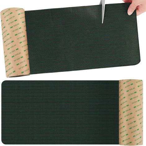 Kit de réparation pour couverture de piscine, comprend 2 rouleaux (8 x 40 pouces), en vinyle tissé vert, pour réparer les couvertures de piscine. (1/5)