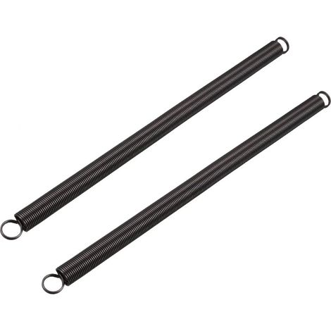 Tension Spring Extension Springs 1.4mm Wire Dia, 16mm OD, 300mm Free Length Spring Steel Small Double Hook 2pcs (1/3)