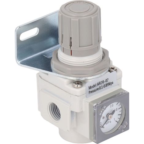 Manomètre et Régulateur de Pression G1/4 pour Compresseur, Outils Pneumatiques 1‑8.5 Bar (1/5)
