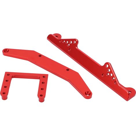 Support de coque pour voiture radiocommandée Traxxas Slash 1/10 (rouge) (1/5)