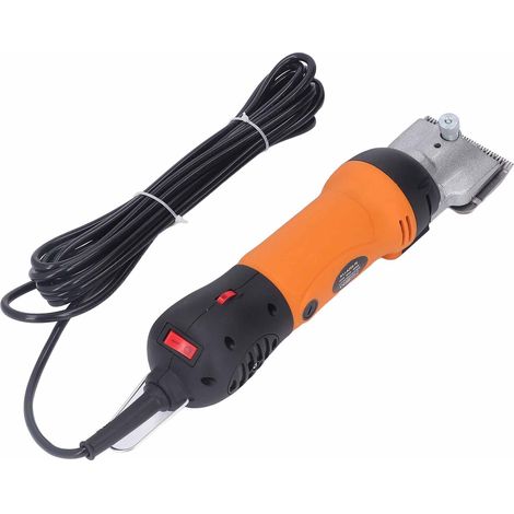 Tondeuse électrique professionnelle pour moutons et chevaux, 690 W, orange, avec réglage de la vitesse, kit de toilettage, ciseaux pour crinière de cheval, prise UE 220 V (1/5)