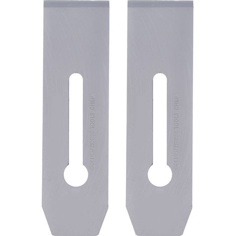 Lames de raboteuse en acier 51mm, accessoires de remplacement de couteau Portable pour le travail manuel du bois 2 pièces