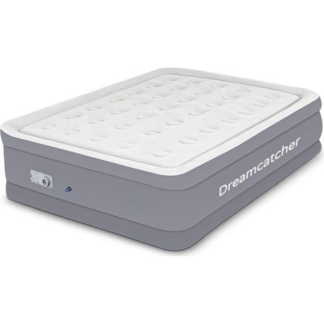 Dreamcatcher Double Air Bed Camping Mattress with Built in Pump 191 x 137 x 46 cm (1/5)