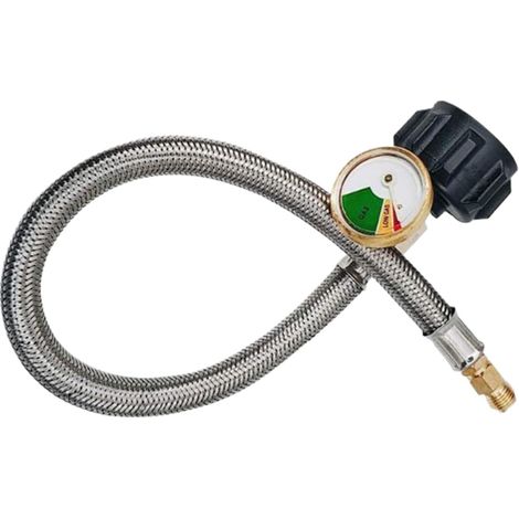 Tuyau À Gaz Pour Camping - Car Avec Manomètre - Tuyau à Gaz pour Mobile (1/5)