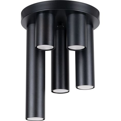 Plafón Vaza negro, 5 luces (1/5)