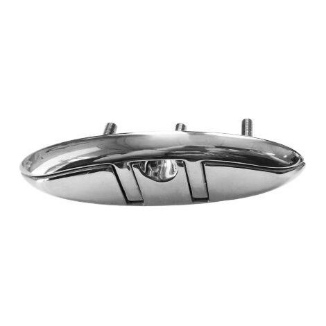Taquet pliable encastrable avec filetage inox A4