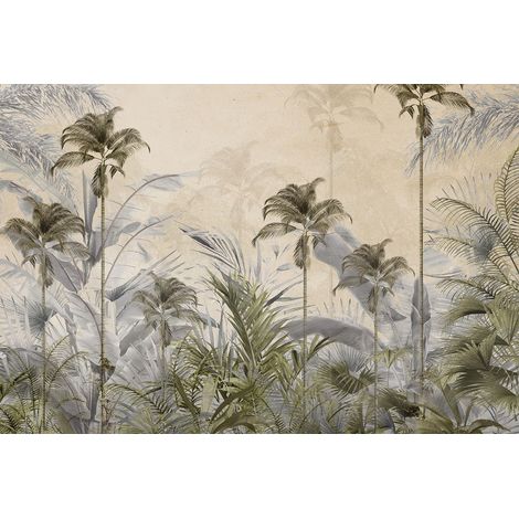 Papier peint panoramique - Forêt Tropicale - 130 cm x 88 cm (1/2)
