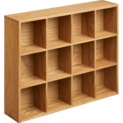 Mensola decorativa da parete Soria in rovere naturale 39x11x51 cm