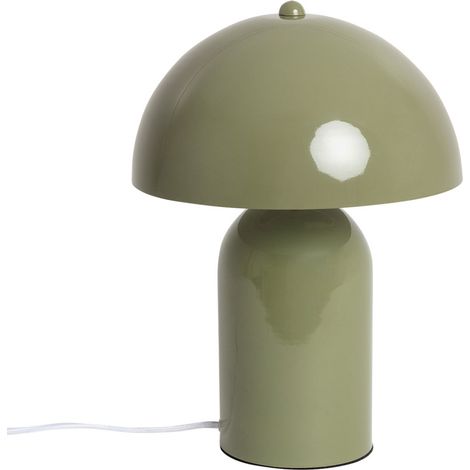 Lampe à poser champignon en métal - Vert - Arto