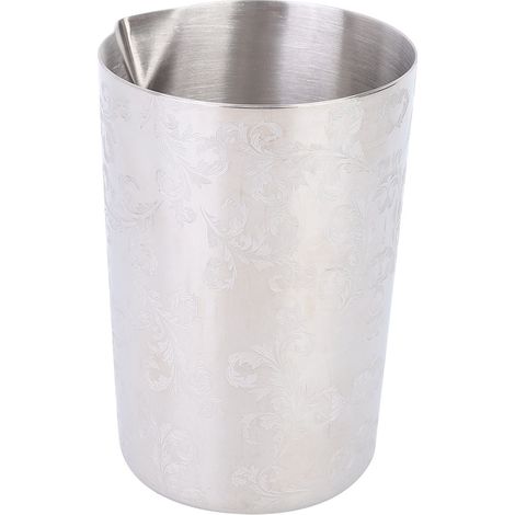 Mug à cocktail/bière de bar en acier inoxydable durable de 500 ml à large ouverture (1/5)