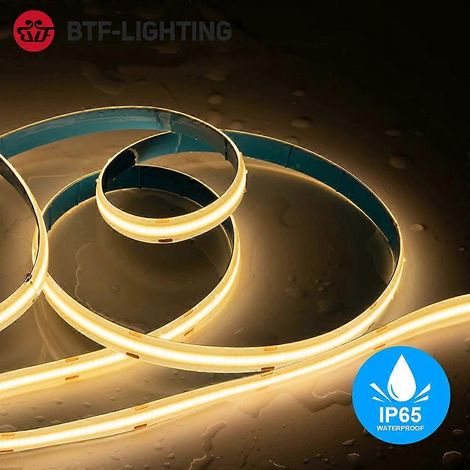 Bande LED étanche IP65 5 m flexible intensité variable linéaire 24 V 480 LED NW IP65 (1/5)