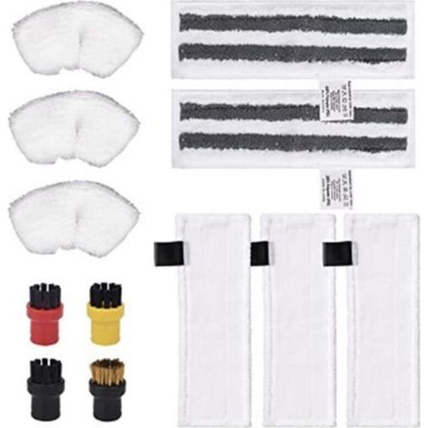 Kit d'accessoires compatible avec les nettoyeurs vapeur Kärcher Easyfix SC2, SC3, SC4 et SC5 : chiffons de rechange en microfibre (1/3)