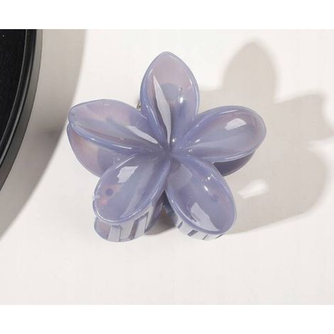 Pinza para el cabello con forma de flor de Moana de Ecarla, color morado SP270FIO (1/4)