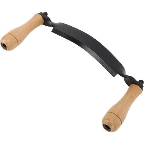 Outil de rabotage noir de 8 pouces, outil d'épluchage à bord droit (pour bûches), outil d'épluchage (1/5)
