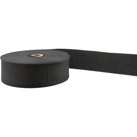 Ruban isolant pour collecteur d'échappement, 15 m, 50 mm (noir)