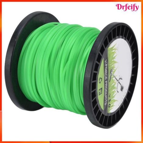 1 Ligne de débroussailleuse, Nylon carré 2,0mm, Haute résistance, Longue durée, Pour tondeuse et jardin (1/5)