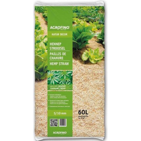 Paillis de chanvre Agrofino NATUR DECOR 60L 5/10mn