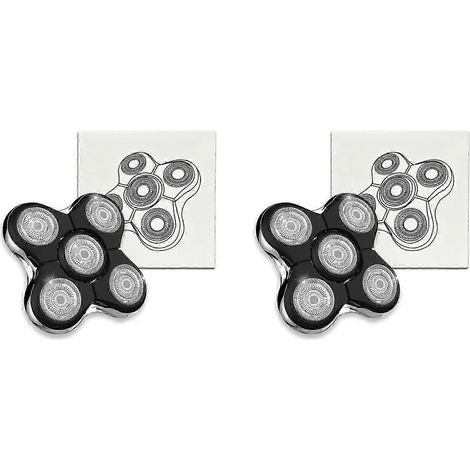 têtes de rechange pour rasoir Remington Balder Pro XR7000, XR1500, XR1501 (rasoir électrique pour hommes chauves). (1/5)