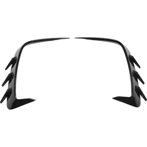2 pièces Spoiler de pare-chocs arrière Noir brillant Cache de prise d'air inférieure Cadre de garniture pour BMW Série 4 G22 G23 M Sport (1/5)