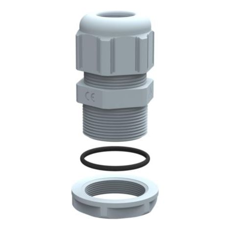 Presse-étoupe plastique IP68 filetage ISO63 gris RAL7001 - LEGRAND -  Vendu par lot de 2 (PU affiché)